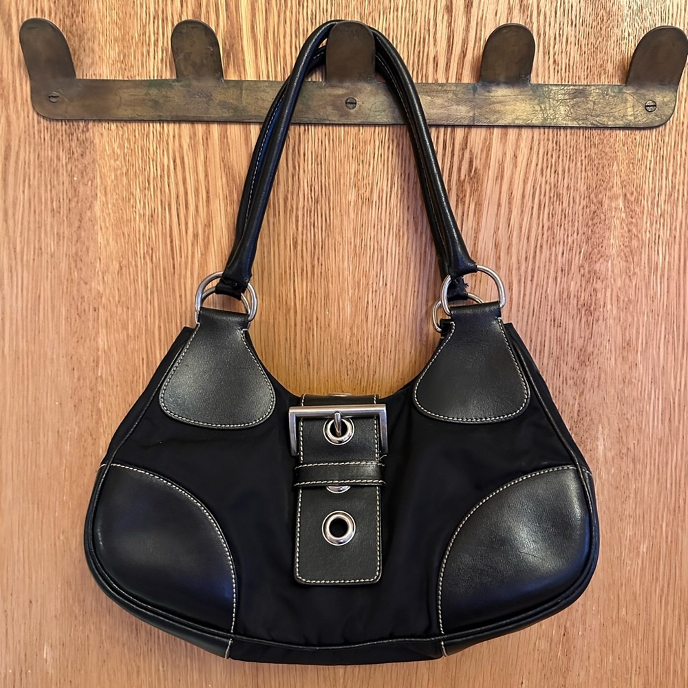 Prada authentic Moon Tessuto shoulder bag vintage very good condition